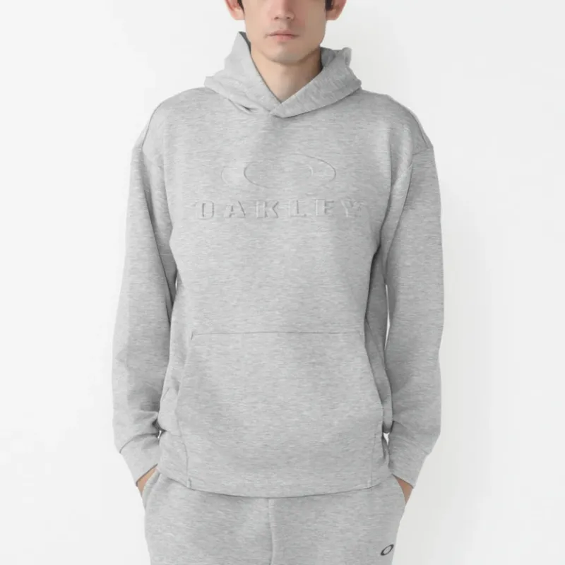 Oakley Enhance QD Fleece Hoodie Evo Sweatshirt Unisex Gray-3