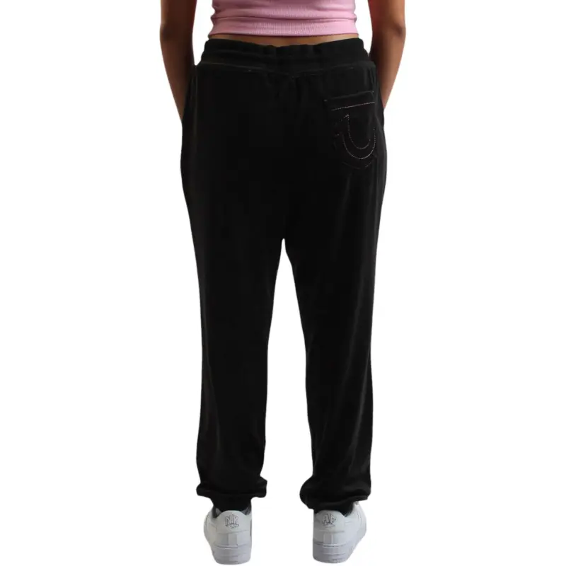 TRUE RELIGION Knitted Sweatpants Women's Black-1