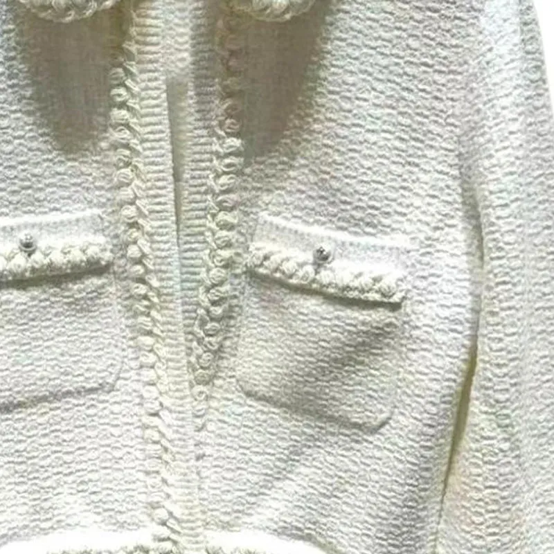 CHANEL 25P Jackets Coats Women's White-4