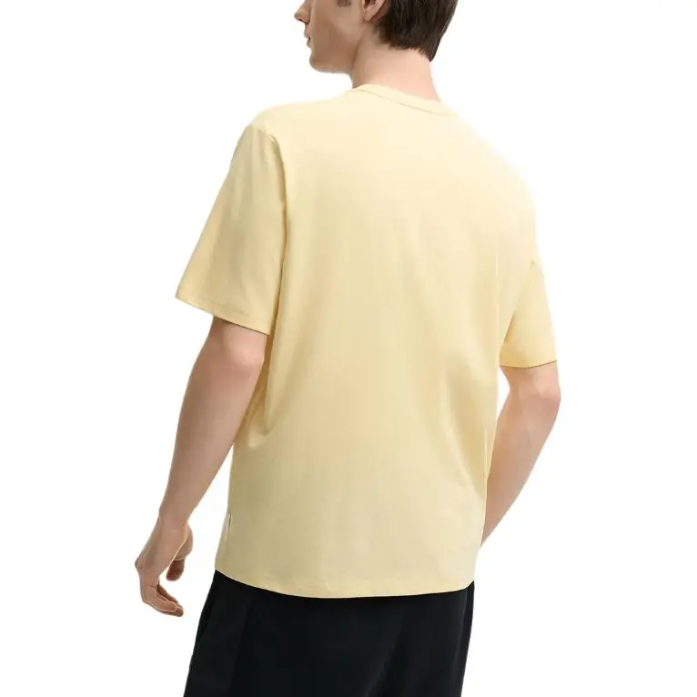 FILA MILANO Collection T Shirt Men's Light Ripe Wheat Yellow YE-1