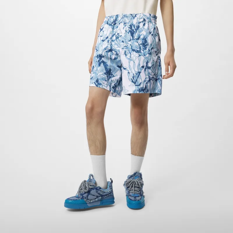 LOUIS VUITTON Casual Shorts Men's Blue-2