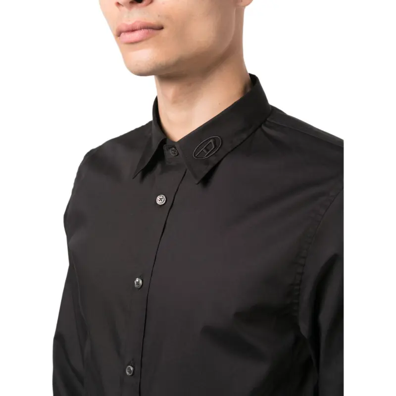 DIESEL S Benny Cl Micro Twill Shirt-4