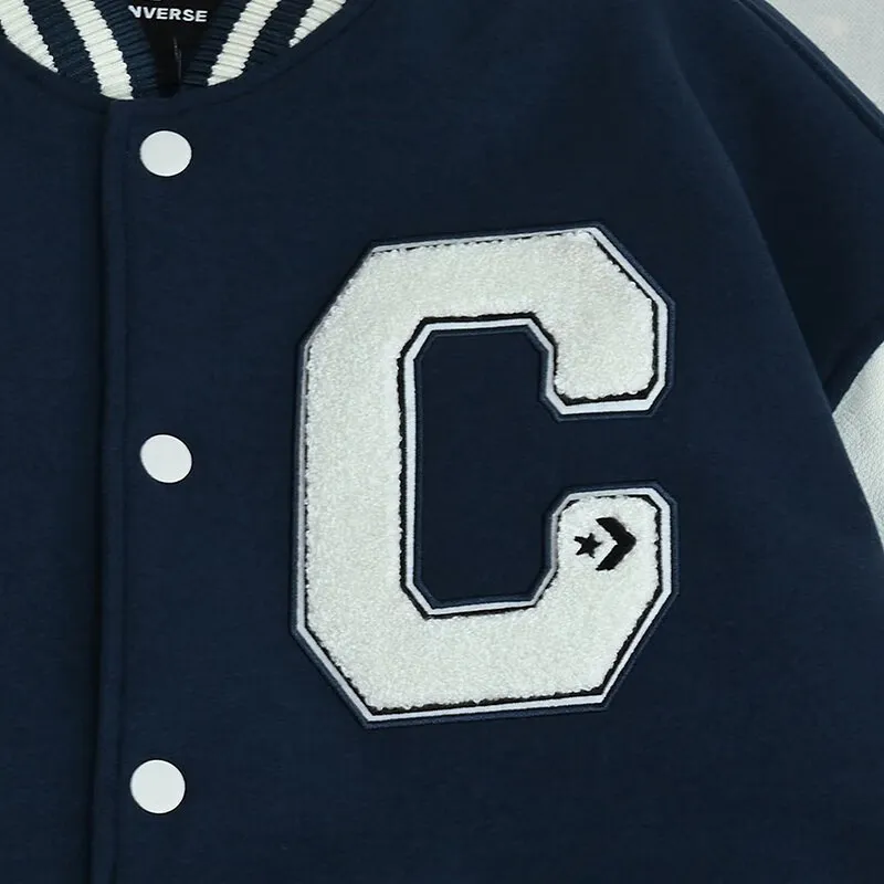Converse Puffer Jacket Men's Marine Blue-2