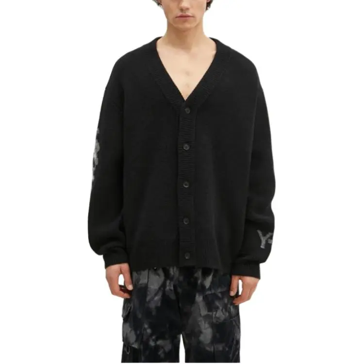 Y 3 Free Shipping With AdiClub Y 3 Graphic Knit Cardigan-2
