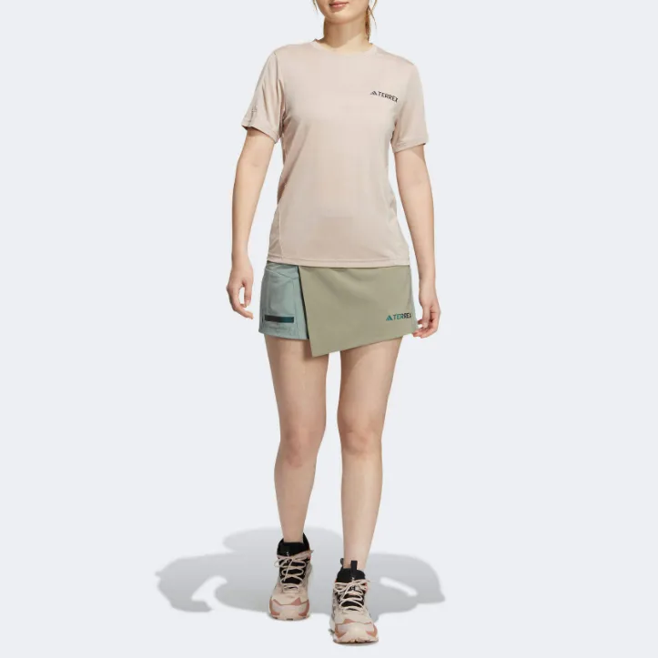 Adidas Casual Short Skirts Women's Green-4