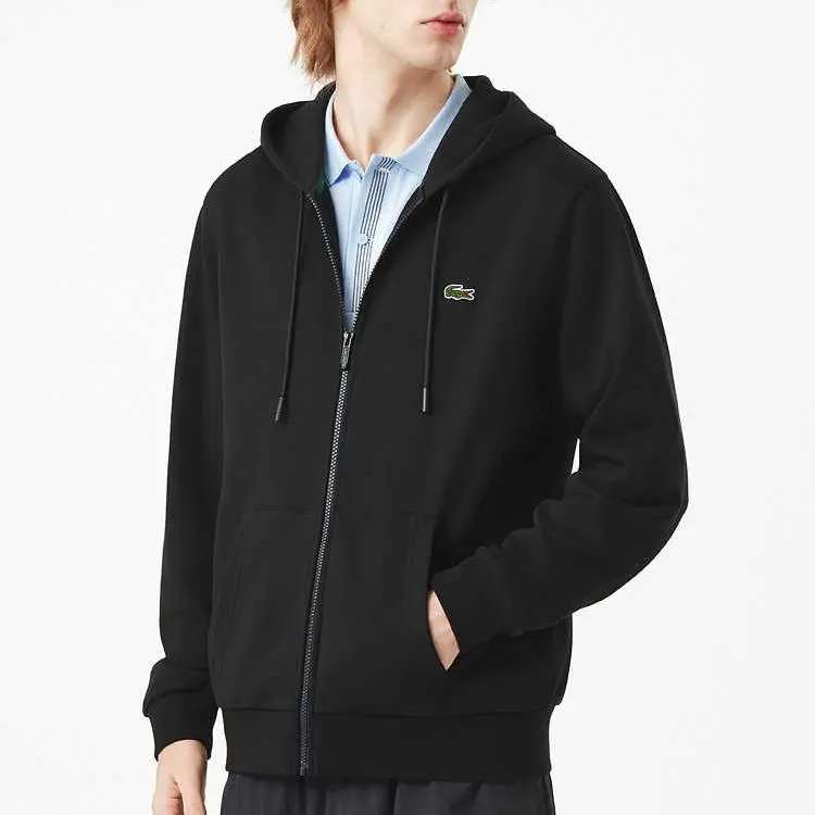 LACOSTE Zipped Fleece Sweatshirt-4