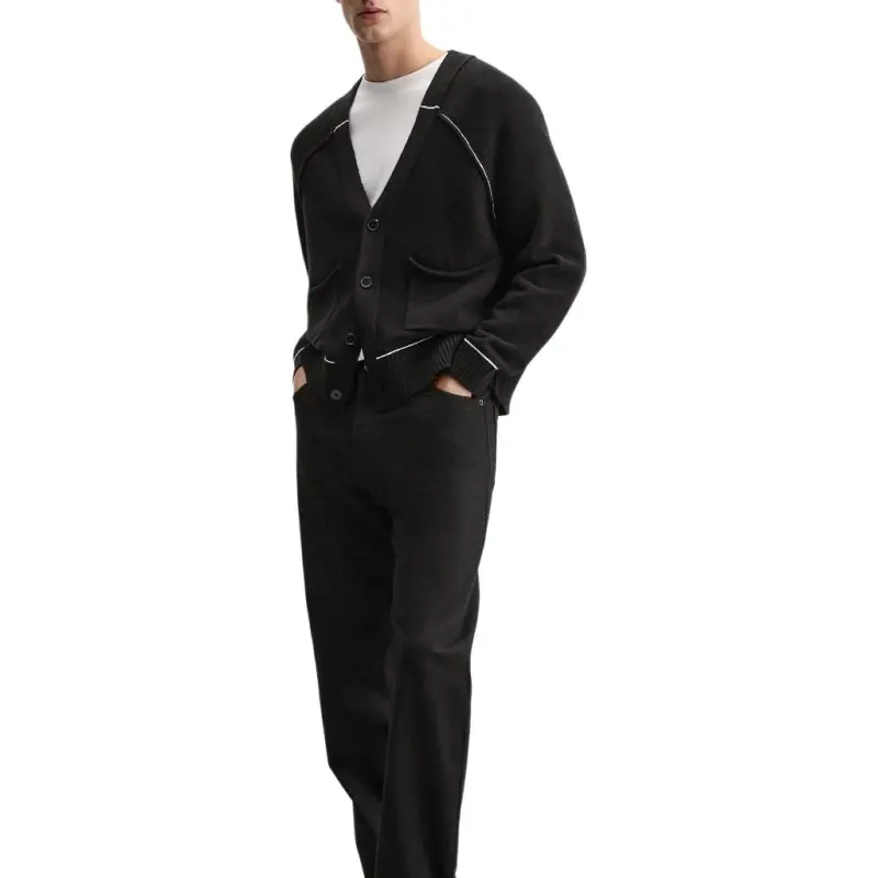 ZARA Knitwear Men Black-2