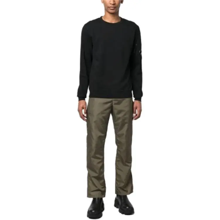 C.P.Company Light Fleece Sweatshirt Sweater Men's Black-2