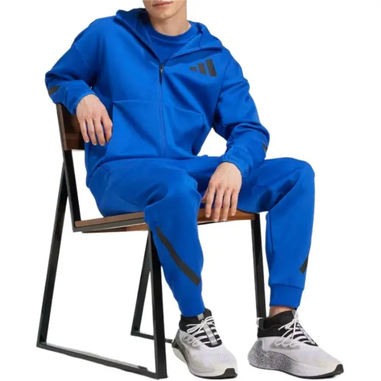 Adidas Free Shipping With AdiClub Z.N.E. Full Zip Hooded Track Jacket-4