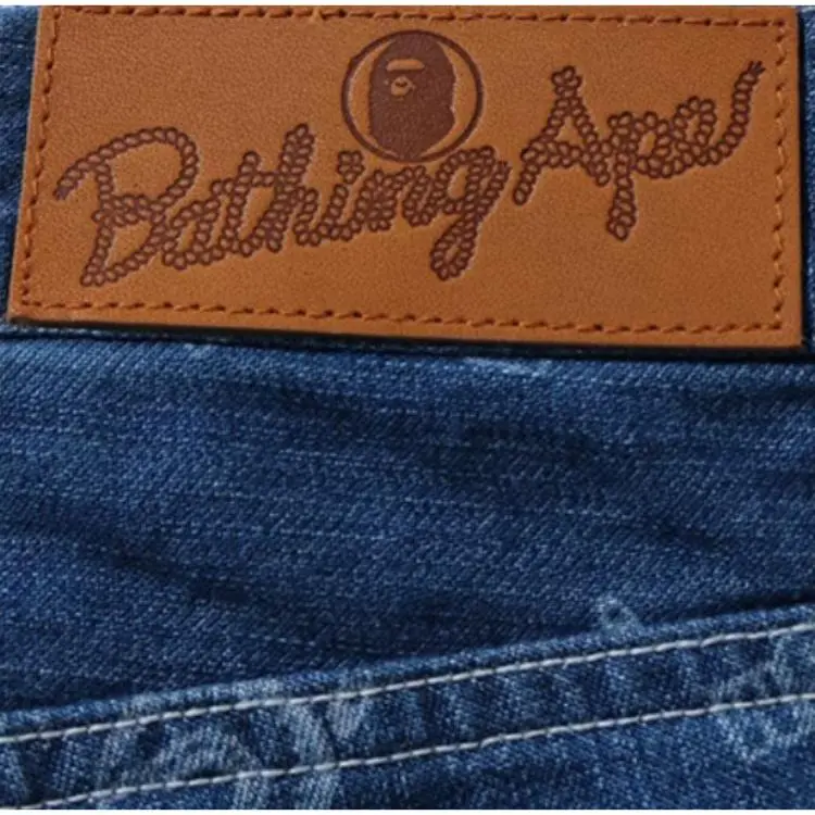 A BATHING APE Denim Shorts Men's-2