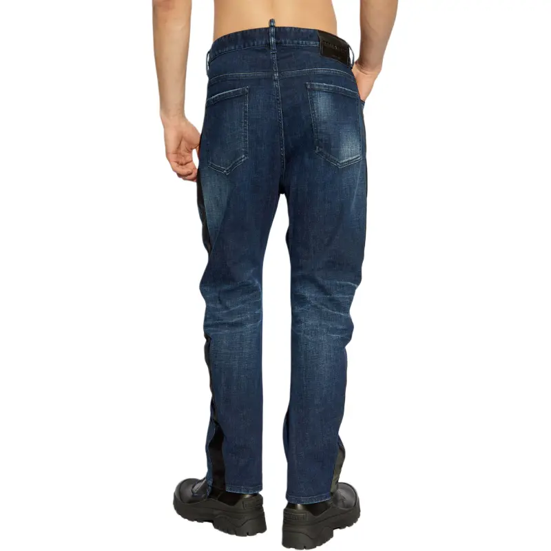 DSQUARED 2 Distressed Straight Leg Jeans-3