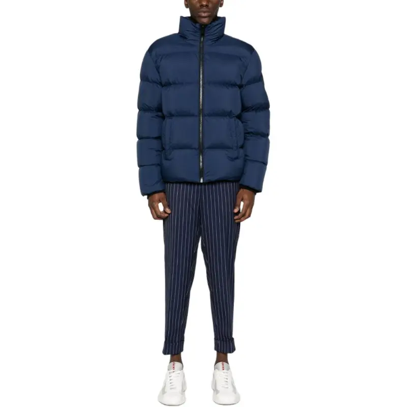 Moose Knuckles Logo Patch Padded Puffer Jacket-2