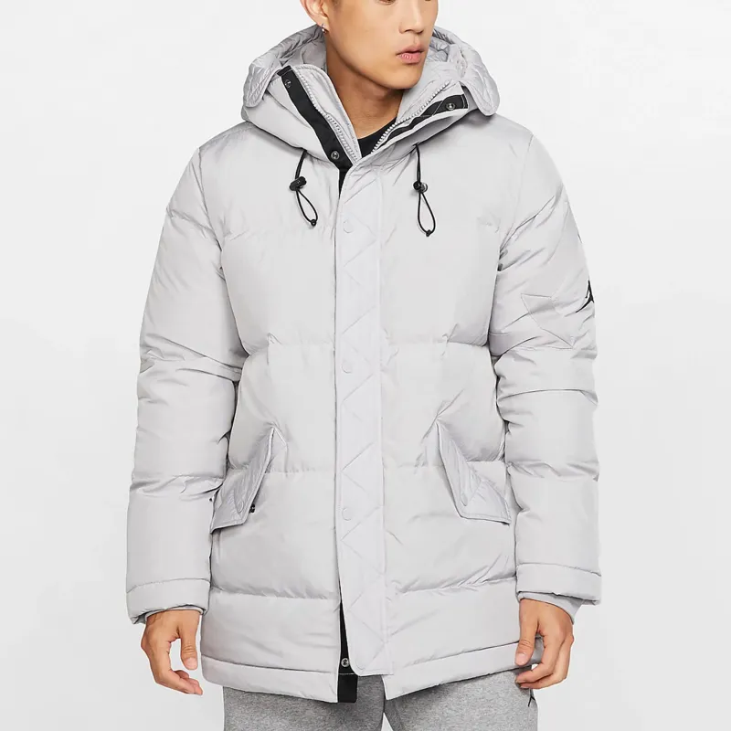 Jordan Down Jacket Unisex Gray Shopping Bag Included-2
