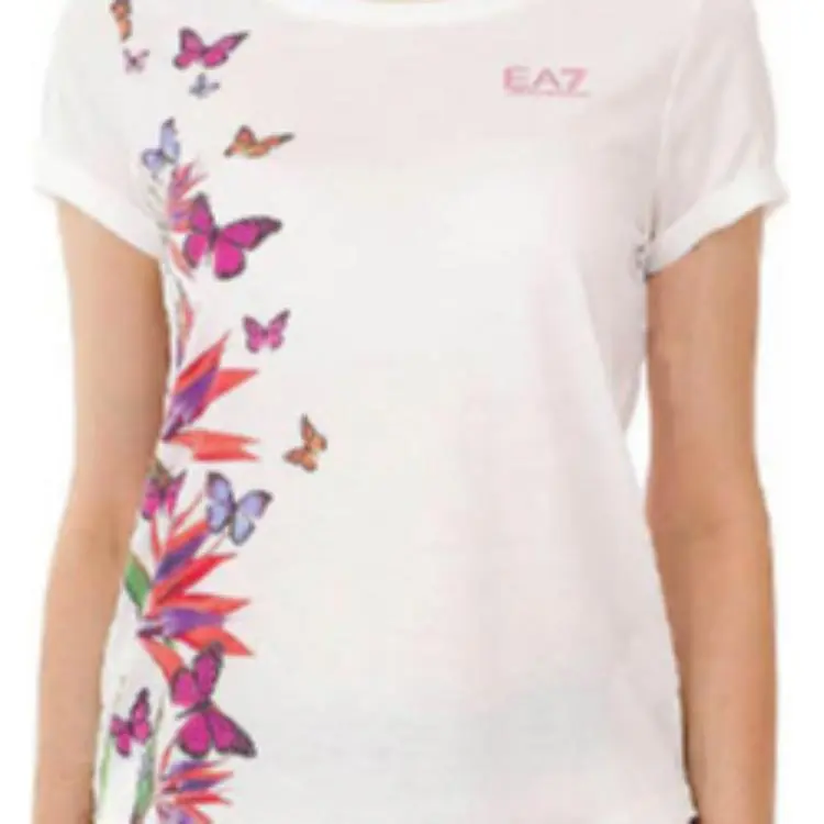 EMPORIO ARMANI T Shirts Women's White-3