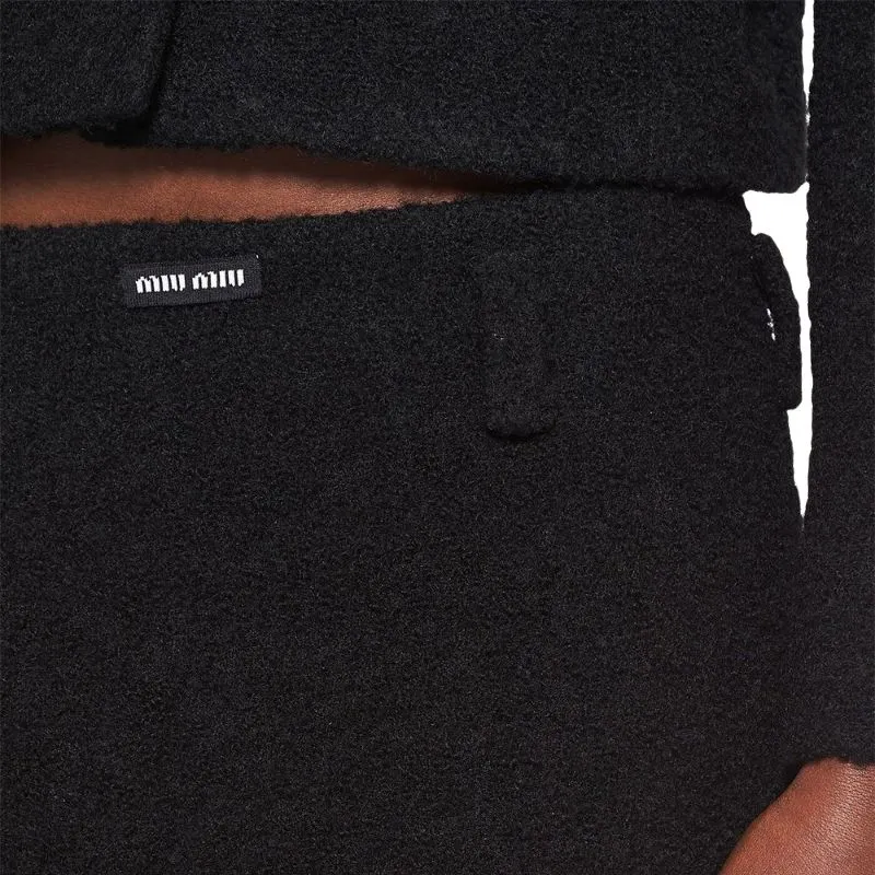 MIU MIU SS23 Casual Short Skirts Women's Black-2