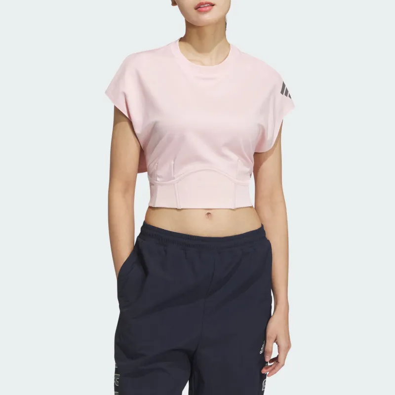 Adidas T Shirt Women's Light Pink-2