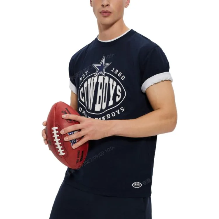 HUGO BOSS T Shirts Men Blue-2