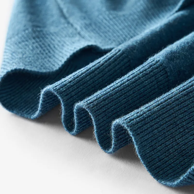 Red Bean Sweater Men's Light Blue-1