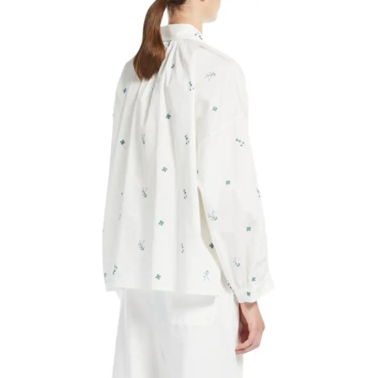 WEEKEND MaxMara Gilly Floral embroidered Shirt-2