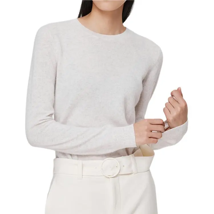 CLUB MONACO Knitwear Women's Gray White C2WL4-2