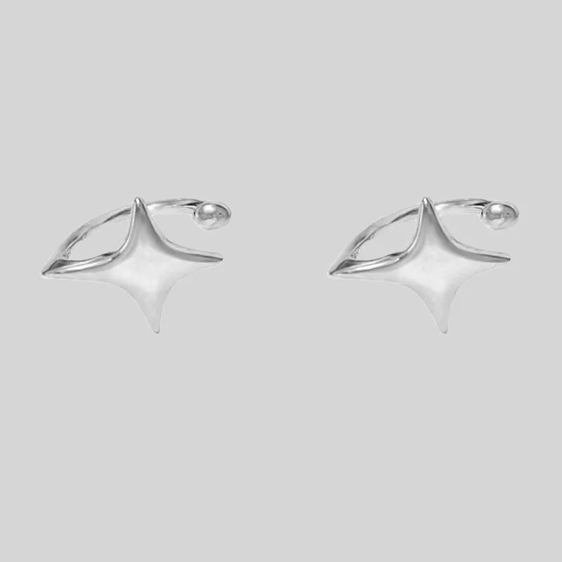 Masw 925 Sterling Silver Clip On Earrings Women's-2