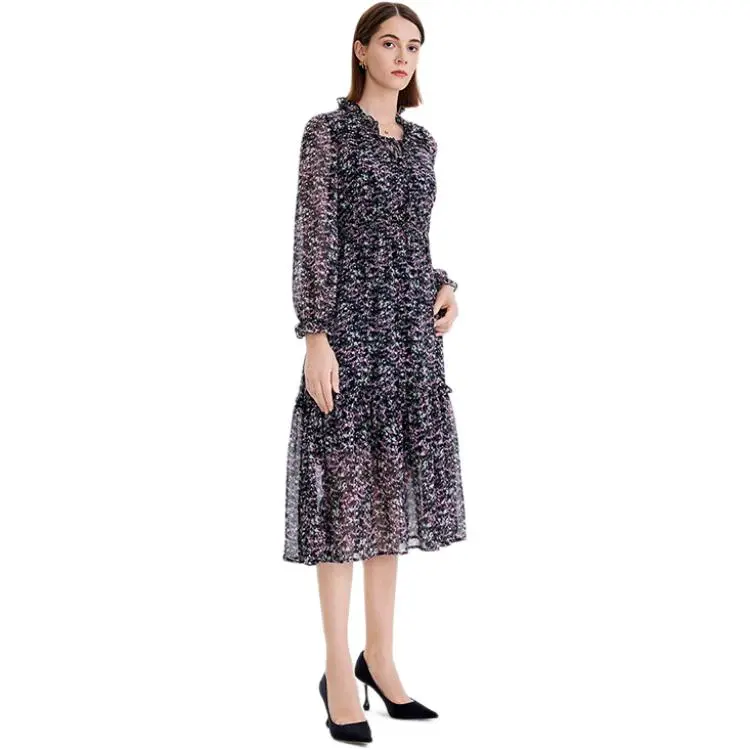 NINE WEST Long Sleeved Dresses Women's Floral-6