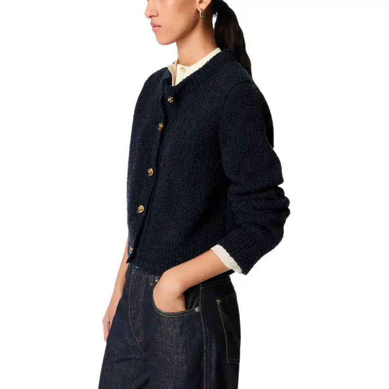 Bottega Veneta Long Sleeved Knitted Cardigan-3