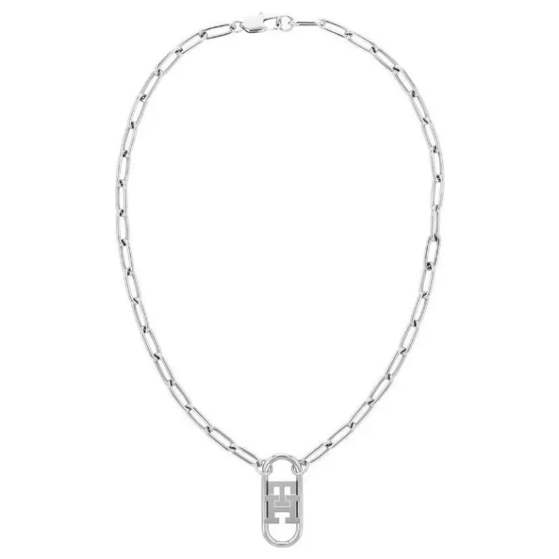 Tommy Hilfiger Stainless Steel Necklaces Women's Silver-1