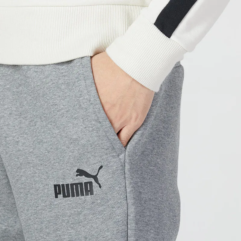 PUMA Knitted Sweatpants Men Gray-5