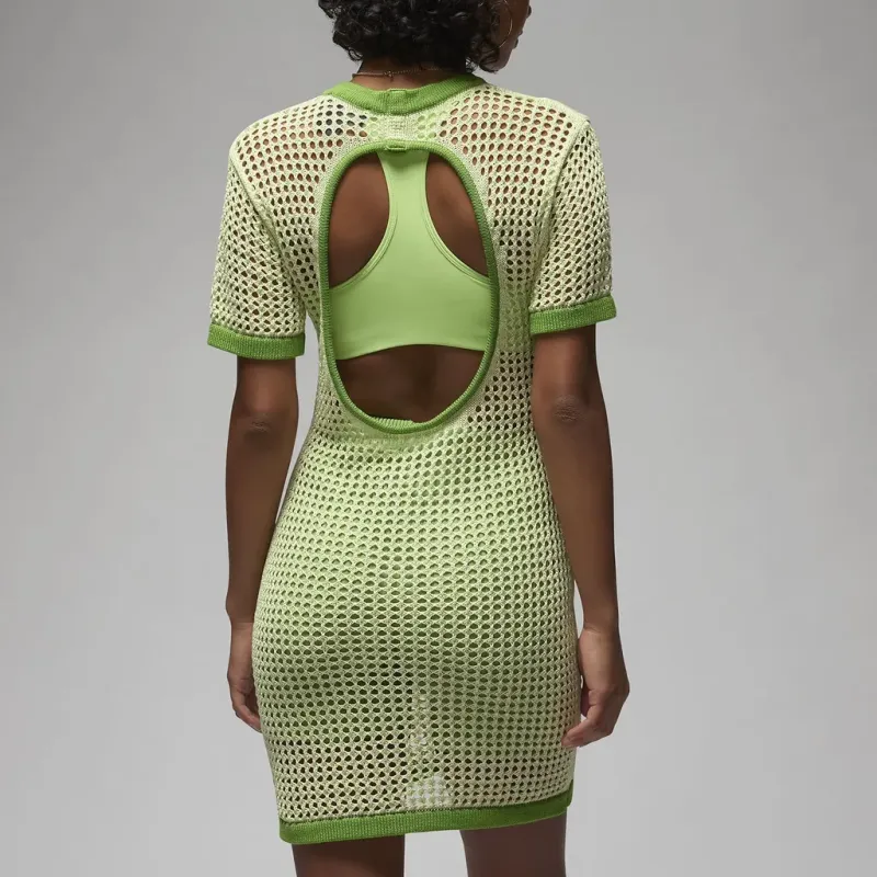 Jordan X UNION Short Sleeved Dresses Women's Green-4