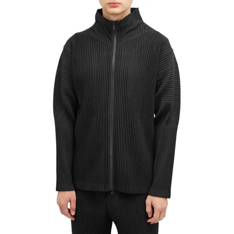Homme Plissé Issey Miyake Plissé-Effect Zipped Jacket-2