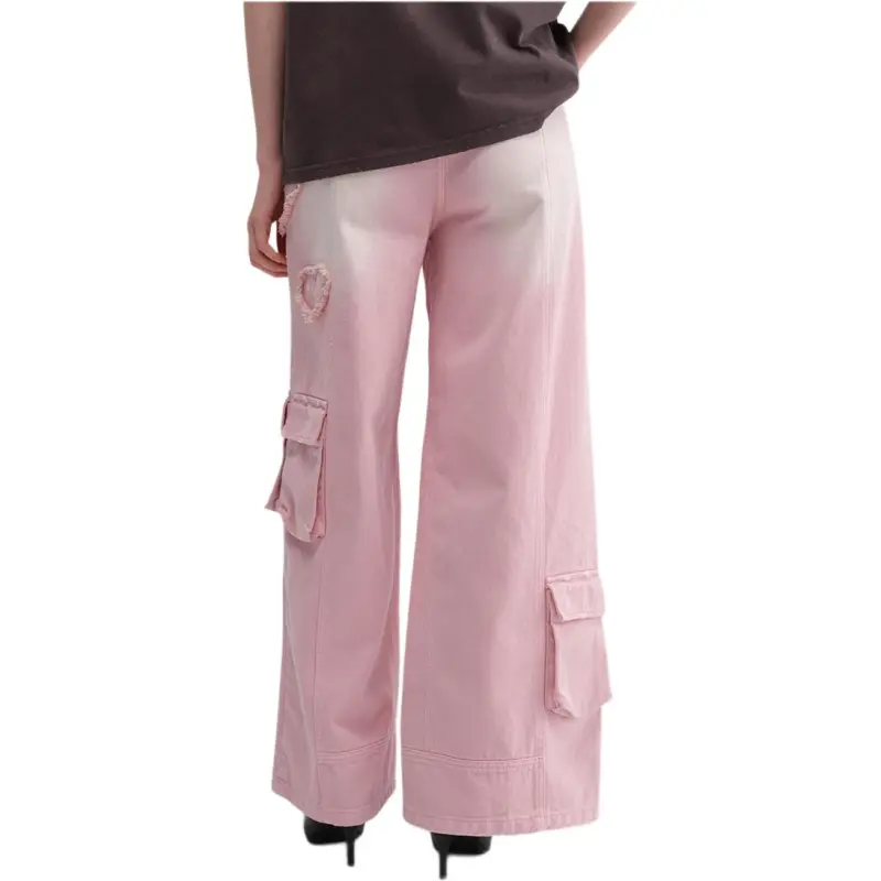 Valeria Obbaco Jeans Unisex Pink-3