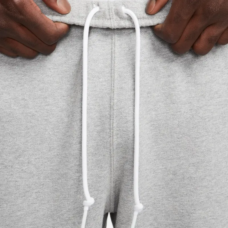 Nike Solo Swoosh Men's Fleece Pants Dark Grey Heather/White-2