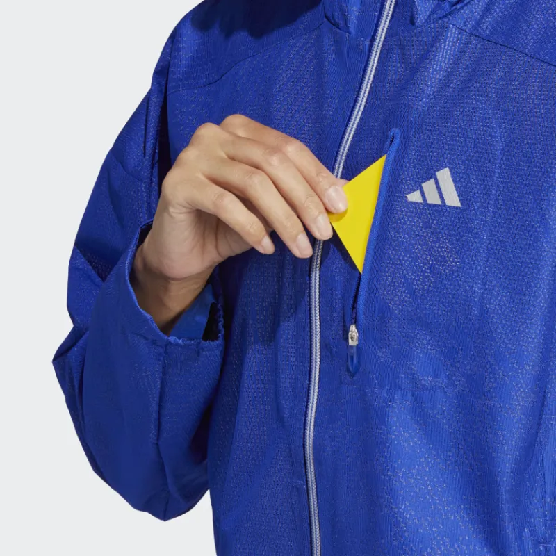 Adidas Adizero Running Jacket Jackets Coats Women's Dark Blue-4