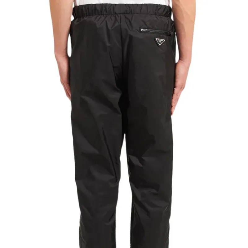 PRADA FW22 Knitted Sports Pants Men's Black-4