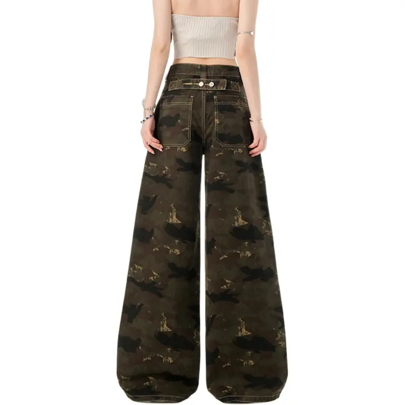 NHZN Jeans Women's Camouflage-4