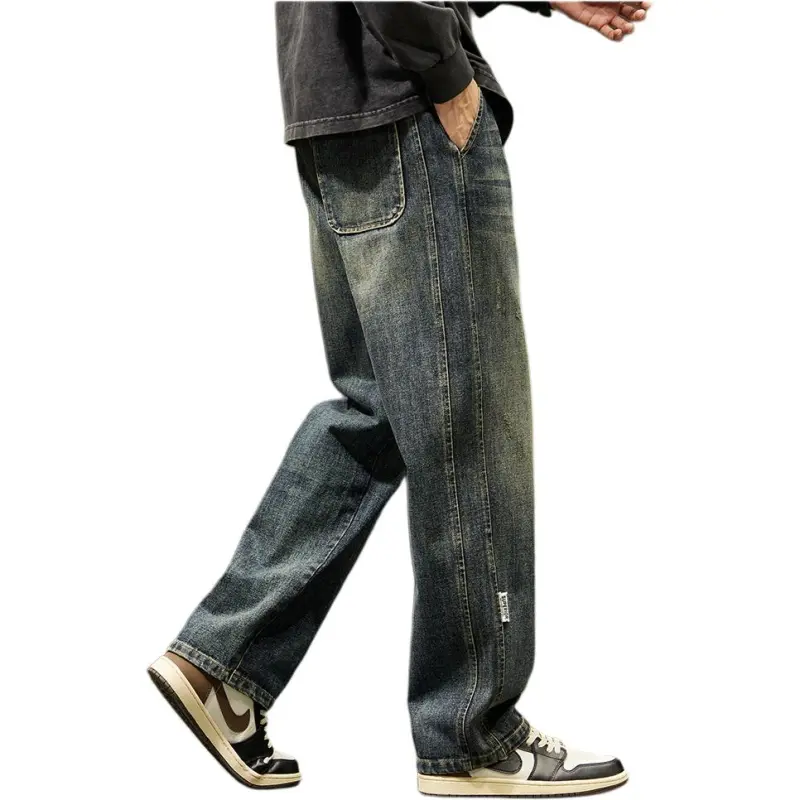 FASTFISH Jeans Men Blue-2