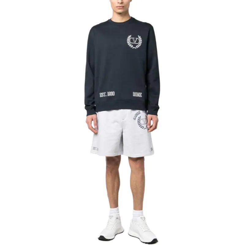 Valentino Sweatshirts Men Blue-2