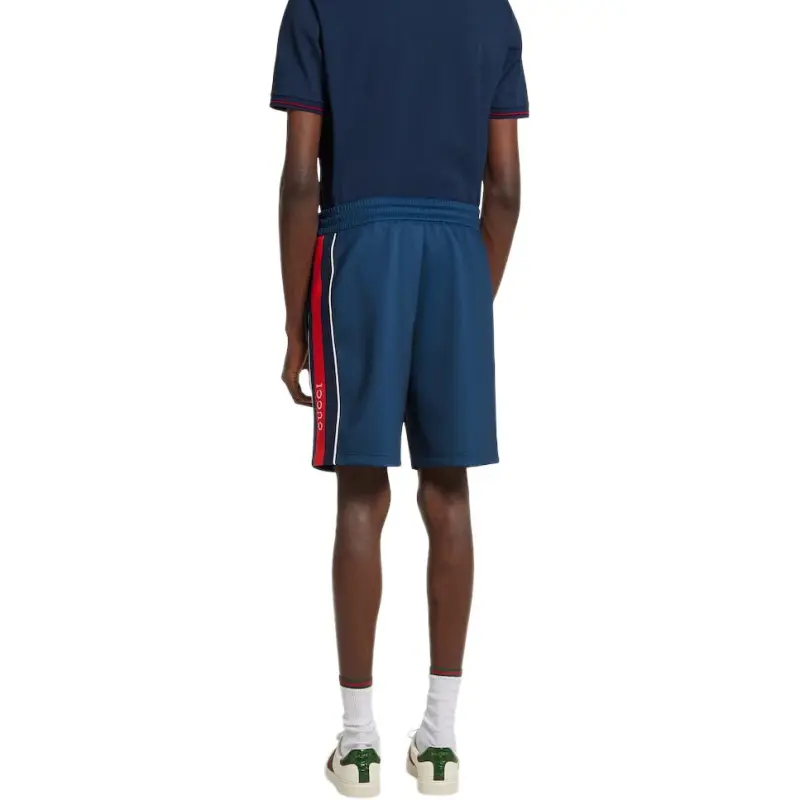 GUCCI Casual Shorts Men Blue-2