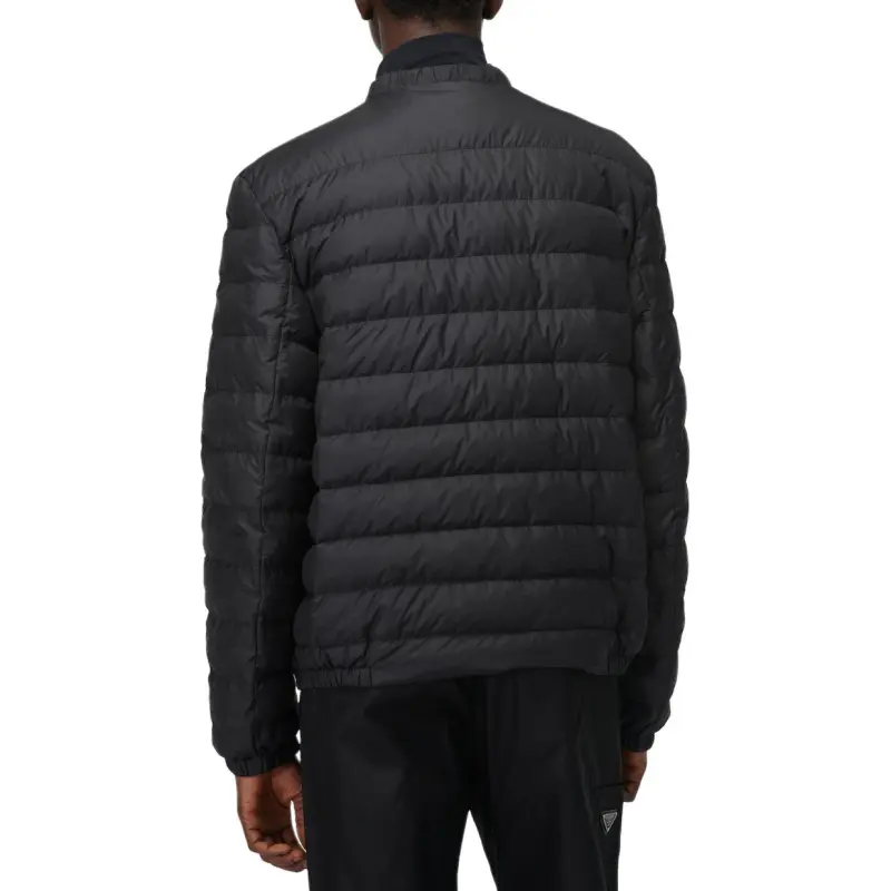 PRADA Logo Plaque Padded Jacket-3