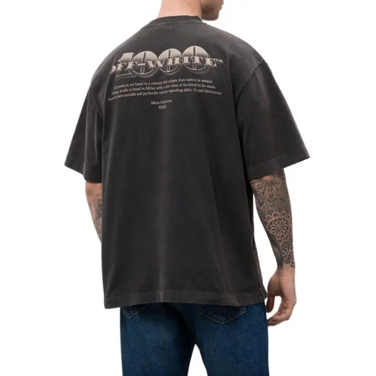OFF WHITE Martyrdom print T shirt-3