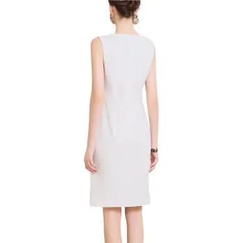 ONE SHALLOW Sleeveless Dress Women's White