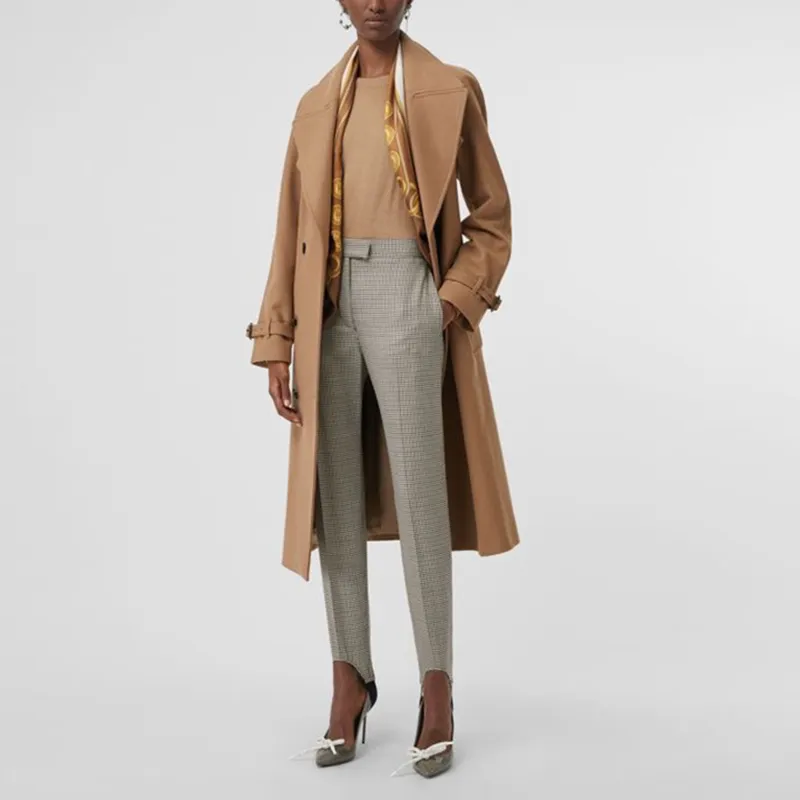 Burberry Casual Pants Women's Khaki-3
