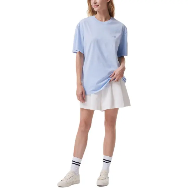 LACOSTE Logo embroidered Cotton T shirt-2