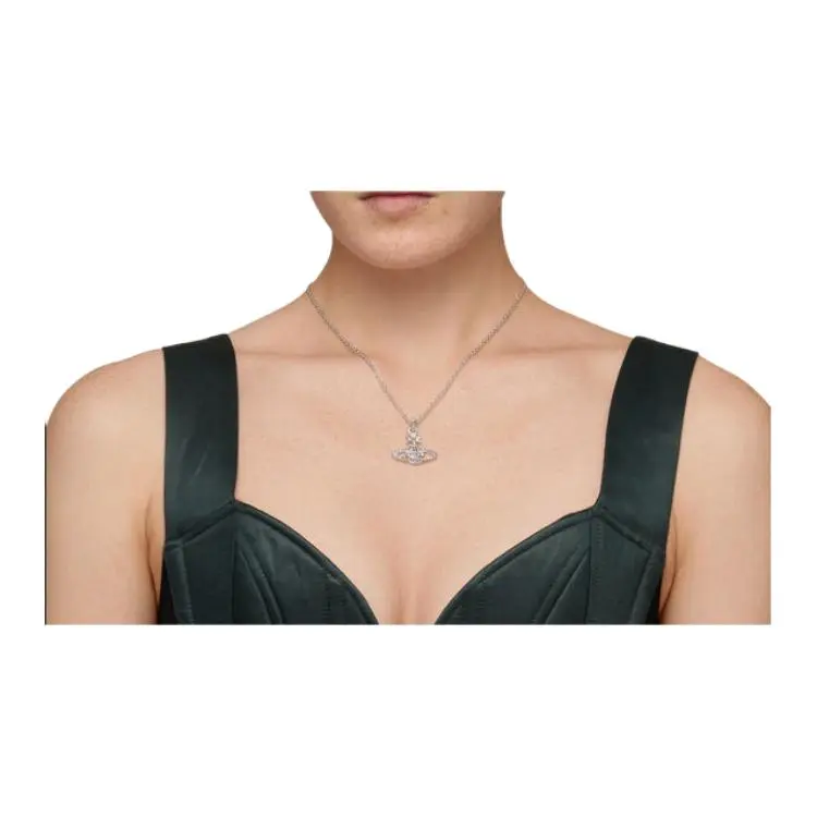 Vivienne Westwood Brass Necklaces Women's Rhodium-3