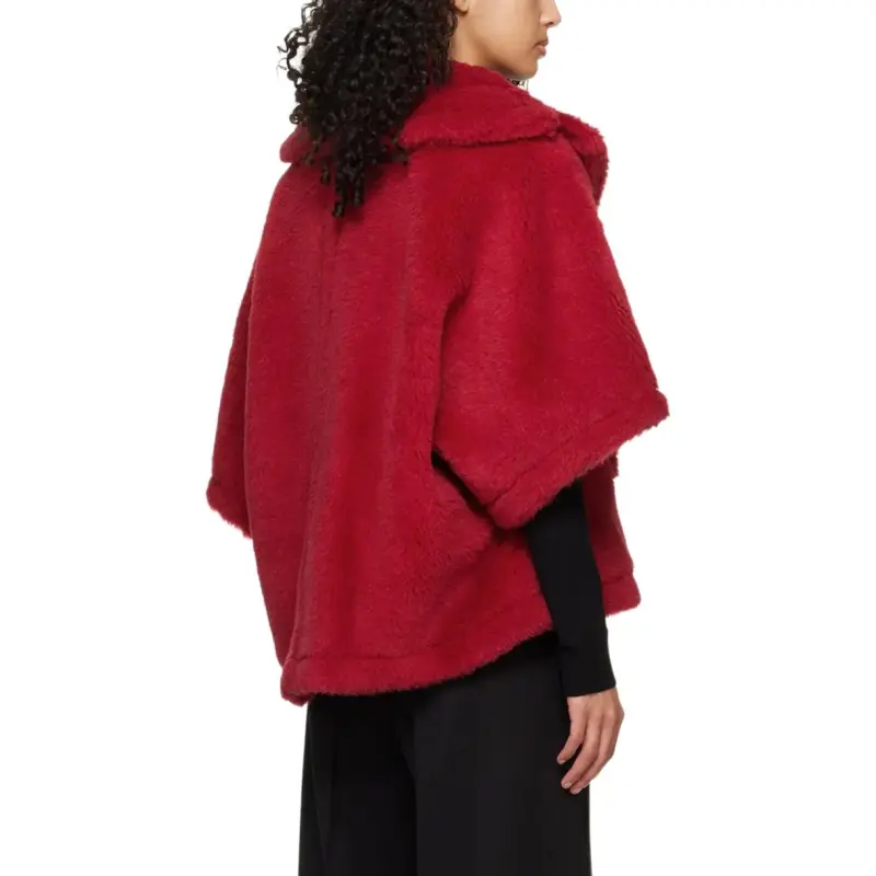 MaxMara Single Breasted Teddy Coat-4