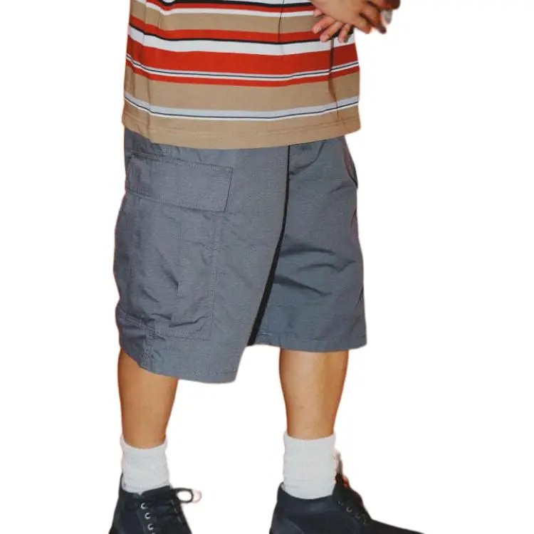 Beams Cargo Shorts Men Gray-3