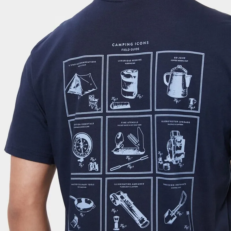 Columbia T Shirts Men Blue-4