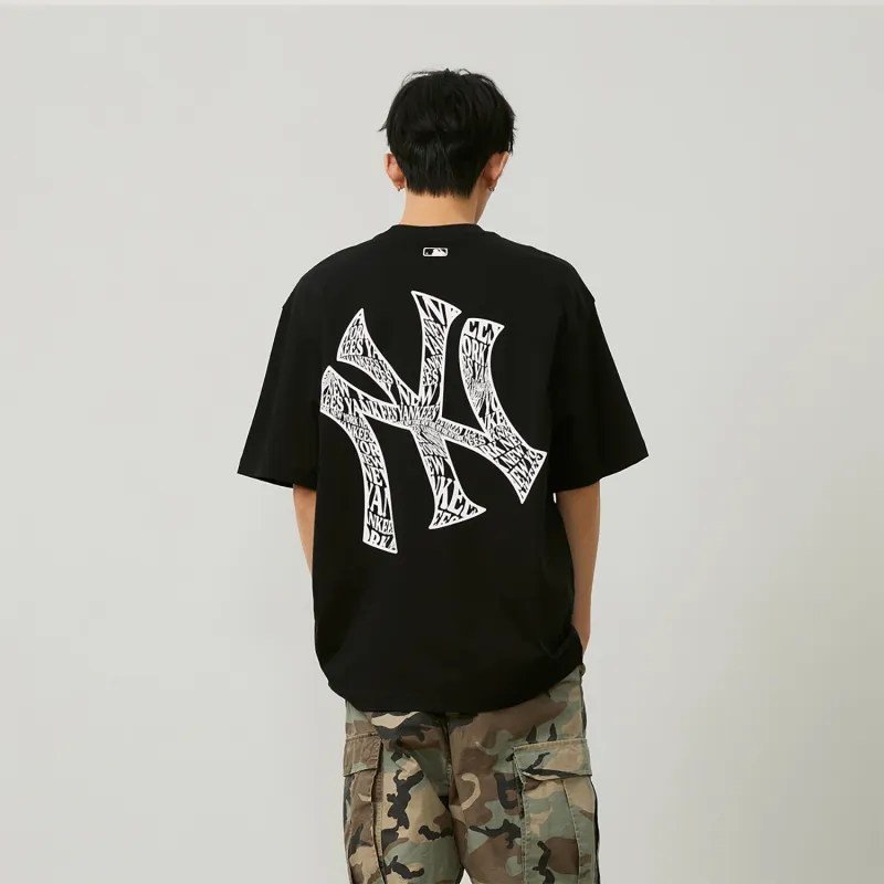 MLB Base Logo T Shirts Unisex Black-7