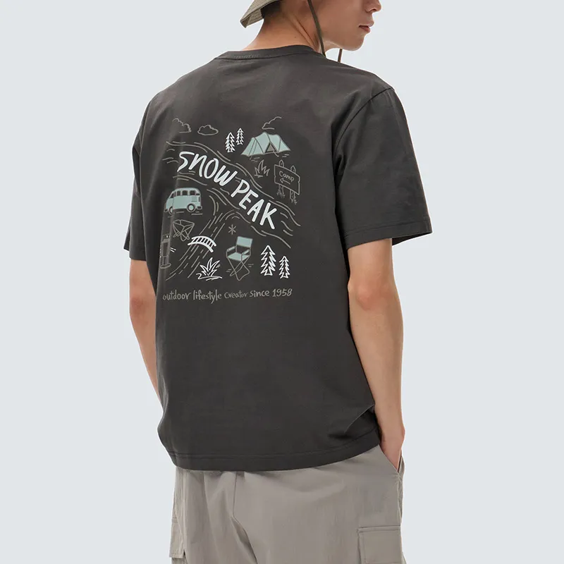 Snow Peak T Shirts Men-10